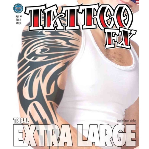 Tribal Extra Large Temporary Tattoo
