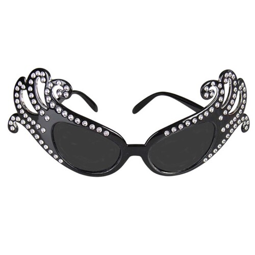 Edna Black Glasses - Black Lenses