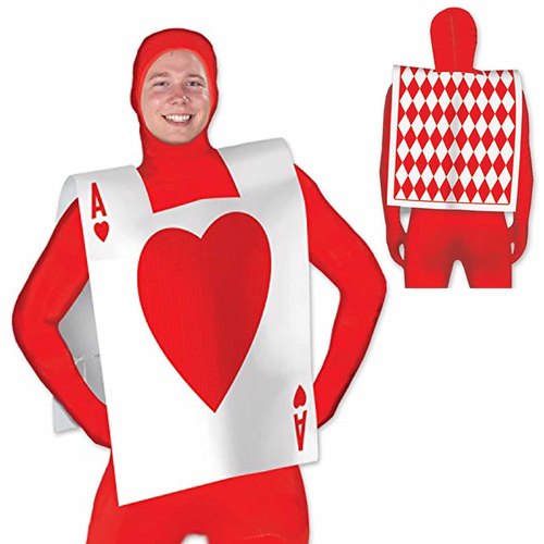 Alice in Wonderland Ace of Hearts Card Vest