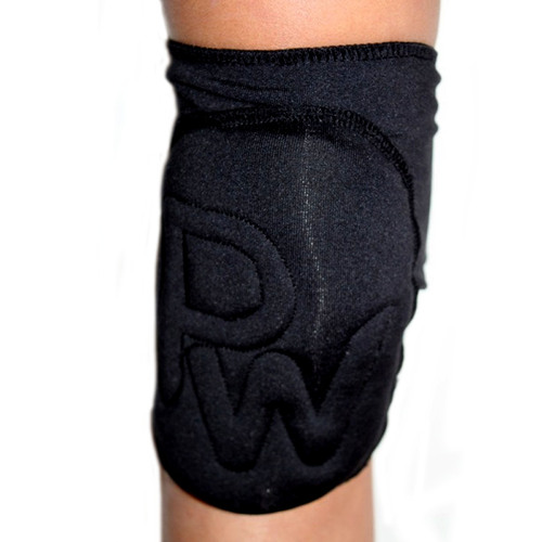 PW Kneepad High Impact Black Adult One Size (2 Pack)