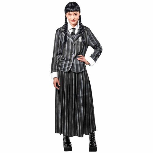 Wednesday Nevermore Academy Black Costume - Adult Large