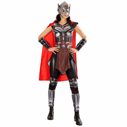 Mighty Thor Womens Deluxe Love & Thunder - Adult Large