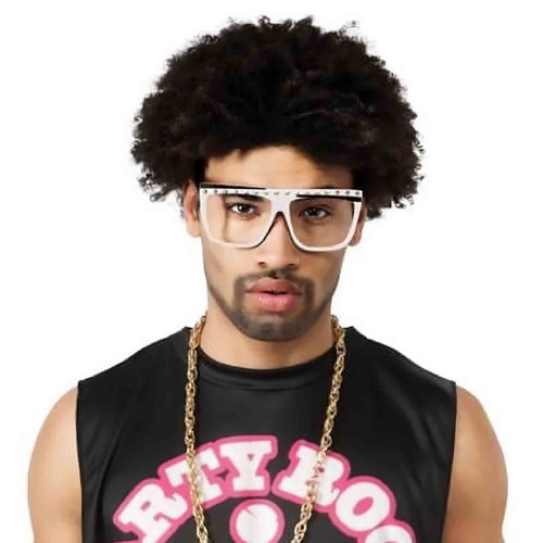 LMFAO Party Rock Glasses (White & Black) - Seconds