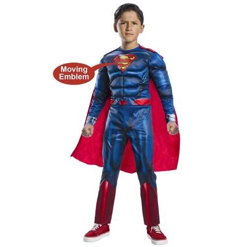 Superman Deluxe Lenticular Costume - Child 6 - 8