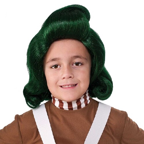 Oompa Loompa Green Wig - Child