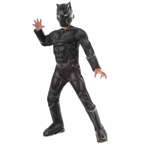 Black Panther Deluxe Costume (Civil War) - Child 6 - 8