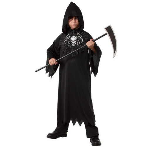 Spider Grim Reaper Ghoul Costume - Child Large