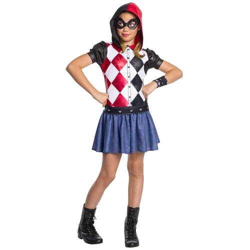 Harley Quinn DCSHG Hoodie Costume - Child Large