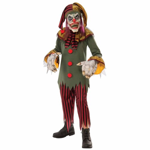 Crazy Clown Costume - Child Medium