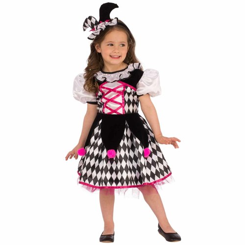 Jester Girl Costume - Child Medium