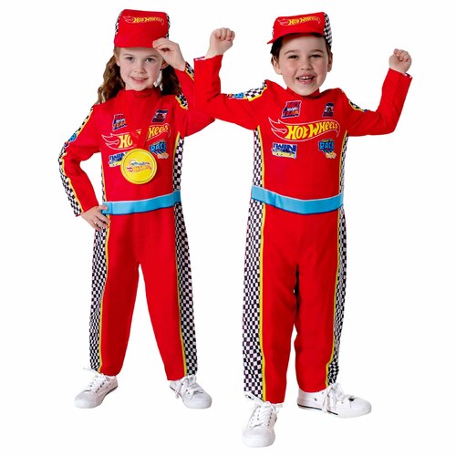 Hot Wheels Racing Suit Costume - Child 3-5 Years