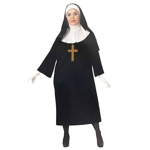 Nun Costume 6 Piece - Adult Small