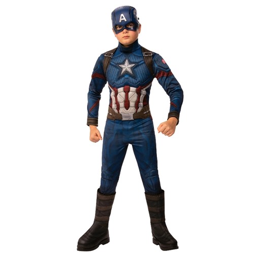 Captain America Deluxe Avengers Endgame - Child Large