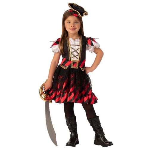 Pirate Girl Costume - Child Large