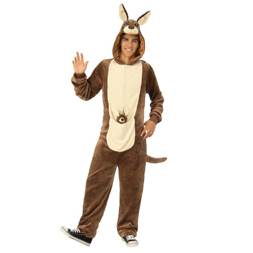 Kangaroo Hooded Jumpsuit - Adult Small-Medium