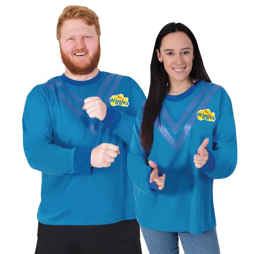 Blue Wiggle Costume Top (The Wiggles) - Adult Standard