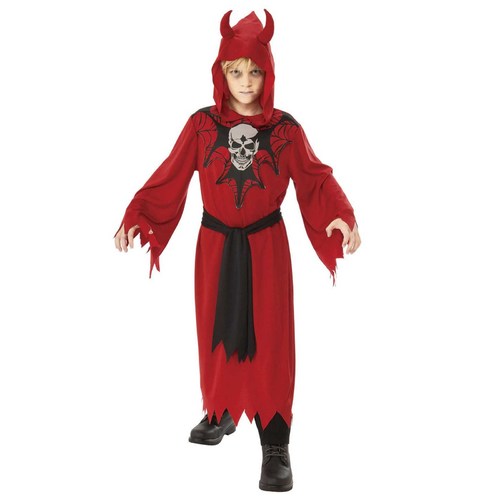 Devil Skeleton Robe Costume - Child Medium