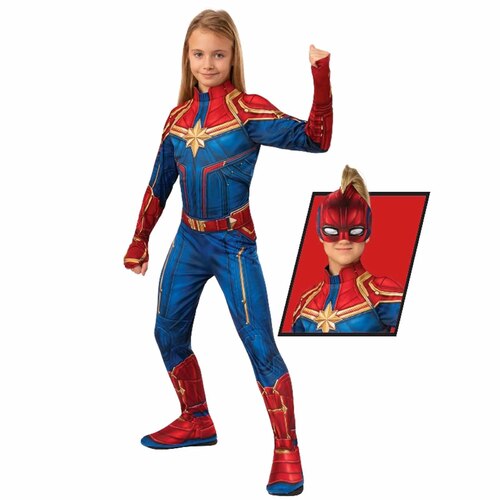 Captain Marvel Classic Hero Suit - Child Small