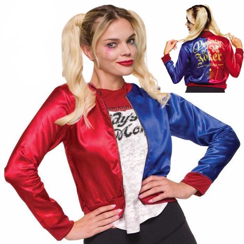 Harley Quinn Jacket with Shirt - Adult Large