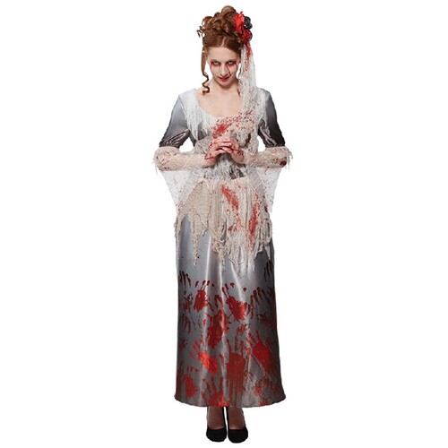 Bloody Hands Dress & Headpiece - Adult Large
