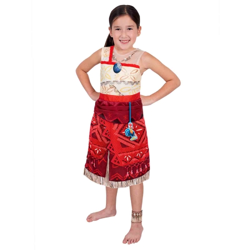 Moana Deluxe Costume with Hei Hei Accessory - Child 4-6 Years