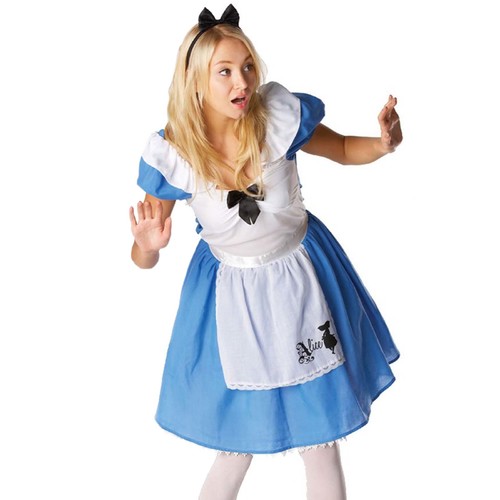 Alice In Wonderland Costume - Adult Large