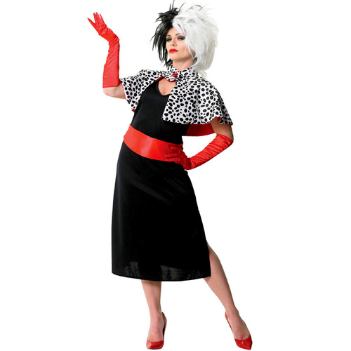 Disney Cruella de Vil Costume - Adult Medium