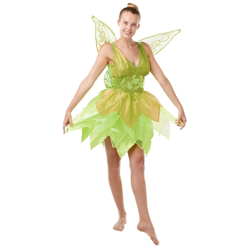 Forest Fairy Costume (Green/Orange) - Adult Small