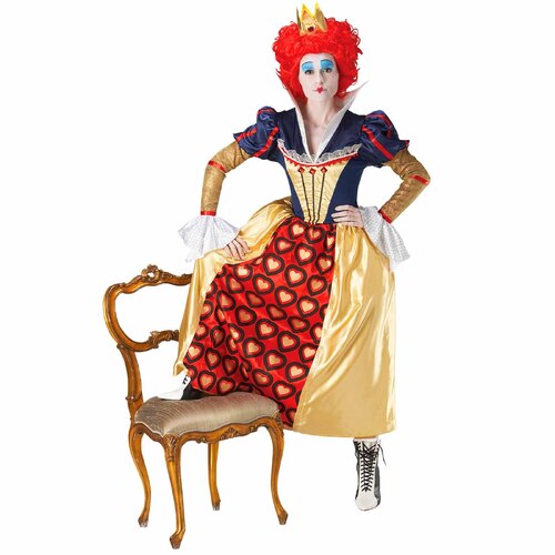 Queen of Hearts Deluxe Costume - Adult Small