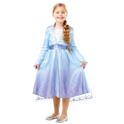Elsa Frozen 2 Classic (Travel Dress) - Child 6 - 8 Years