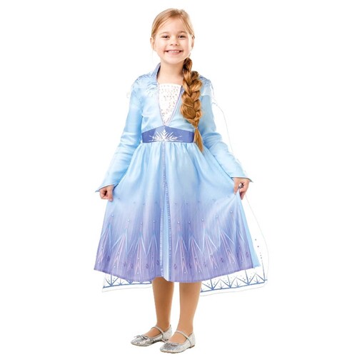 Elsa Frozen 2 Classic Travelling Costume - Child Medium