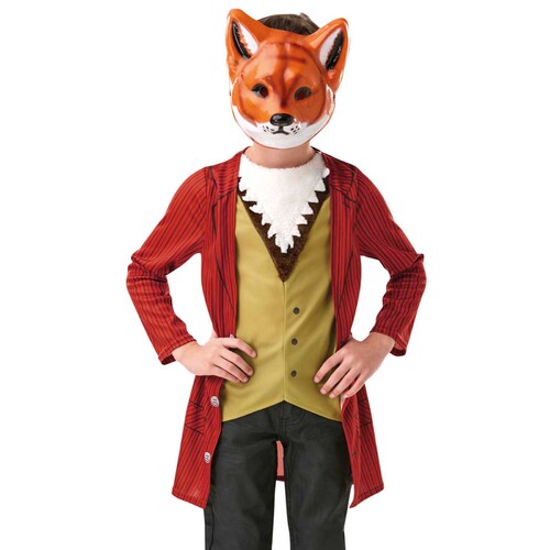 Mr Fox Deluxe Costume Red - Child 6-8 Years