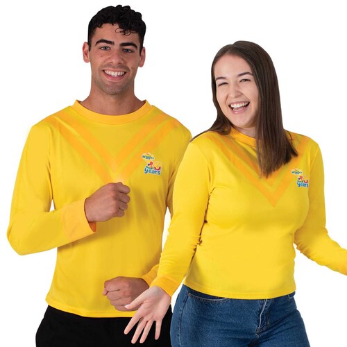 Emma (Yellow) Wiggle 30th Anniversary Costume Top - Adult Small