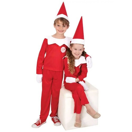 Elf on the Shelf Costume - Unisex Child 3-5