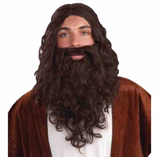 Biblical Wig & Beard Set - Adult Size