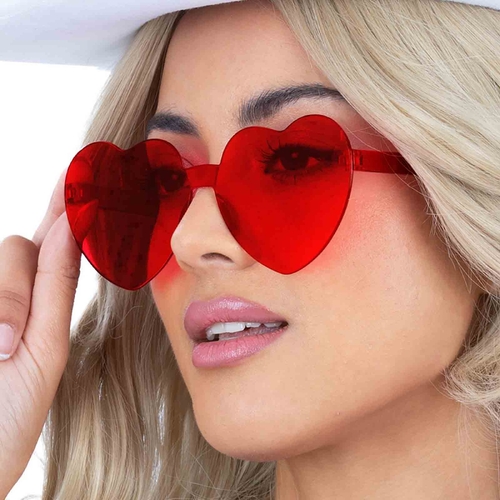 Red Heart Glasses - Adult