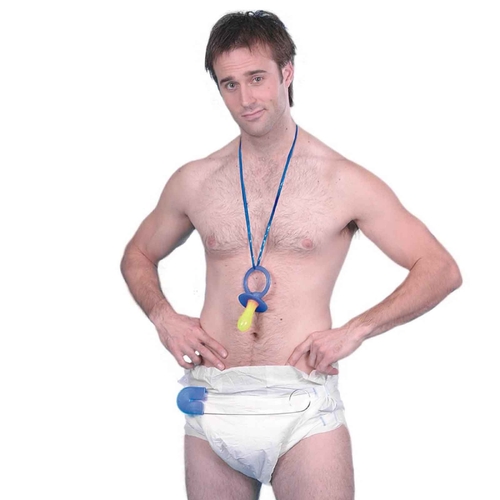 Blue Big Baby Costume Kit - Adult One Size