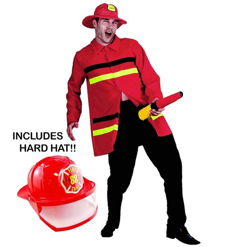 Funny Firefighter - Adult Medium