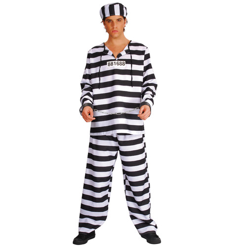 Prisoner Costume - Adult - Medium
