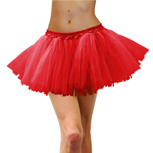 Red Tulle Tutu - Adult Standard/Plus
