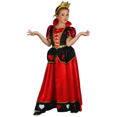 Queen of Hearts Costume  - Child Large