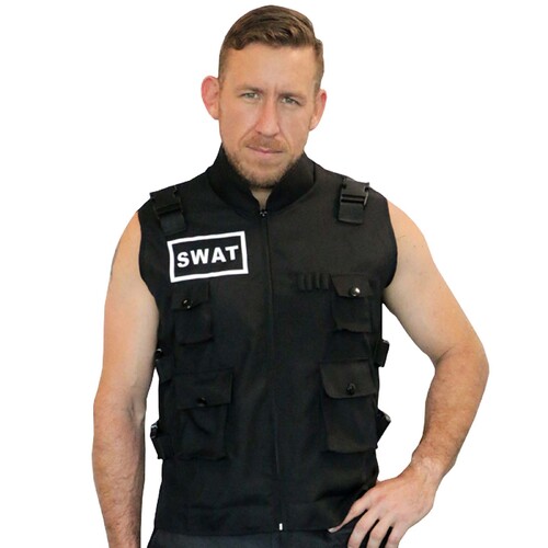 SWAT Body Guard Costume - Adult Large