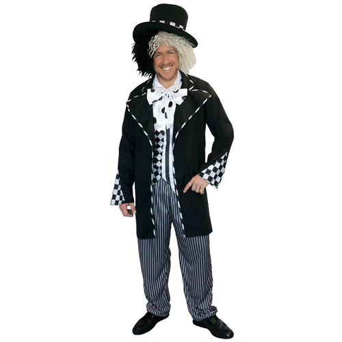 Dark Mad Hatter Costume - Adult Large