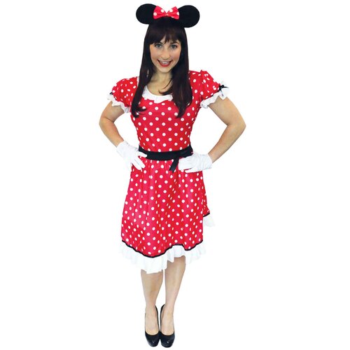 Mouse Girl Costume (Minnie Mouse) - Adult Large