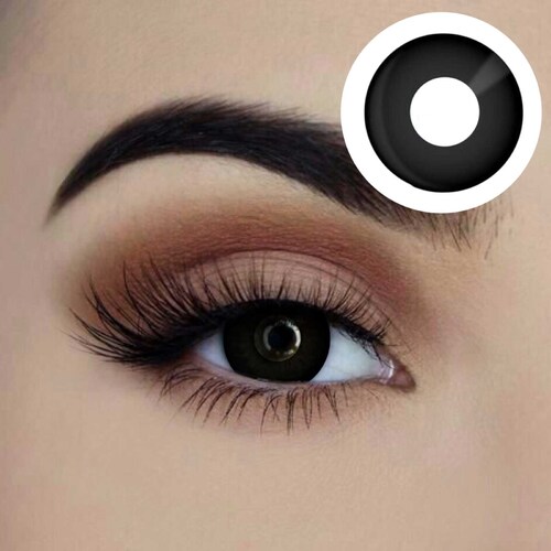 Starry Eyed 1 Year Contact Lenses - Black Out