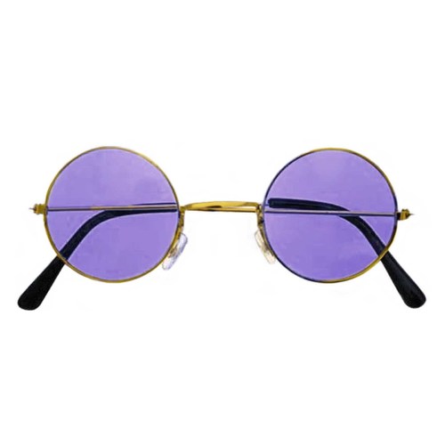 Lennon Hippie Glasses - Purple Tint