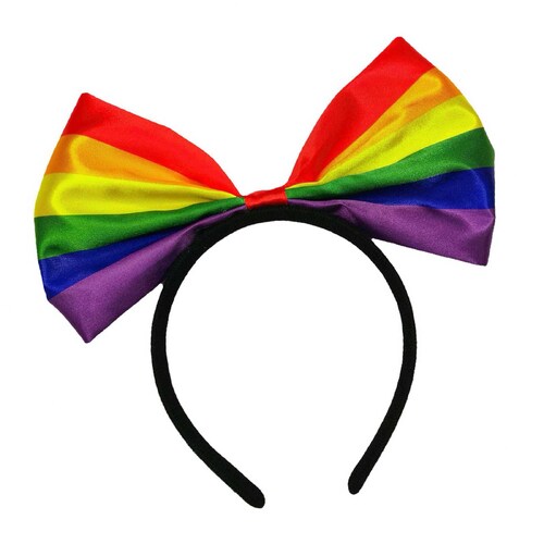 Rainbow Bow Headband