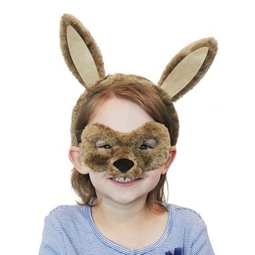Animal Headband & Mask Set - Kangaroo