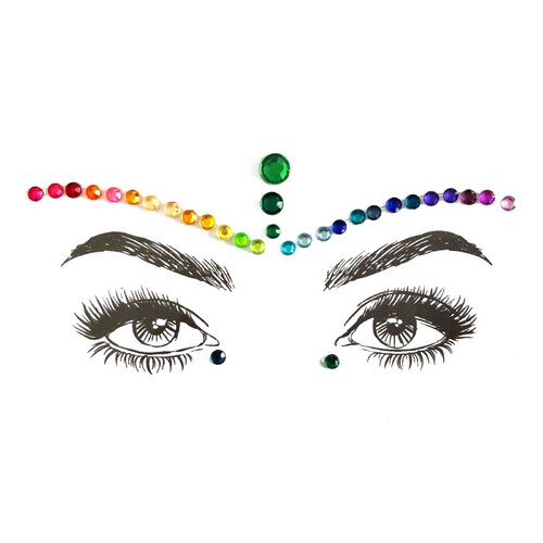 Face Jewels - Rainbow