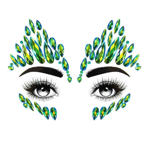 Face Jewels - Poison Ivy/Mermaid